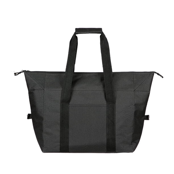 Minnieouse Bolsa fresca plegable de tela de gran capacidad para picnics y aventuras al aire libre bolsa de picnic plegable duradera Bolsas de mensajero y de hombro negro pequeño