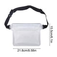thumbnail image 3 of Sac Banane Étanche pour Téléphone avec Joint à 3 Couches, Sac Étanche à Écran Tactile pour la Natation, la Plage, la Navigation de Plaisance, le Kayak, le Rafting, la Randonnée, 3 of 6