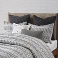 thumbnail image 3 of Gracie Mills Donny Farmhouse Geometric Striped Cotton Jacquard Duvet Set - GRACE-11457, 3 of 5