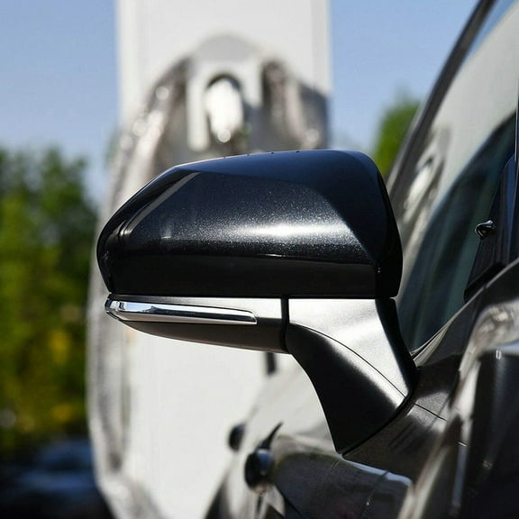 sailesiti 1PCS Car Right Side Rearview Mirror Bottom Cover With Trim For Toyota For Camry 2018-2023 For Toyota For Avalon 2019-2022 Black