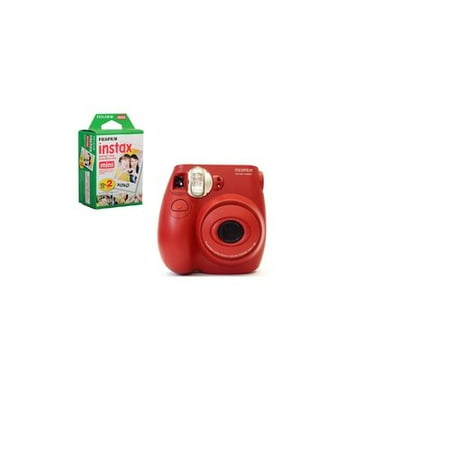Fuji Film Instax Mini 7S Instant Camera with Fuji Film Mini Film 10pk Value Bundle (red) Fuji Film Instax Mini 7S Instant Camera with Fuji Film Mini Film 10pk Value Bundle (red)