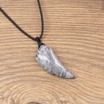 thumbnail image 5 of COAI Wolf Tooth Protection Amulet Map Jasper Stone Pendant Necklace for Men Women, 5 of 6