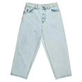 thumbnail image 1 of Street Polar Big Boy Denim Shorts Y2K Pants Hip Hop Cartoon Graphic Embroidery Retro Blue, 1 of 5