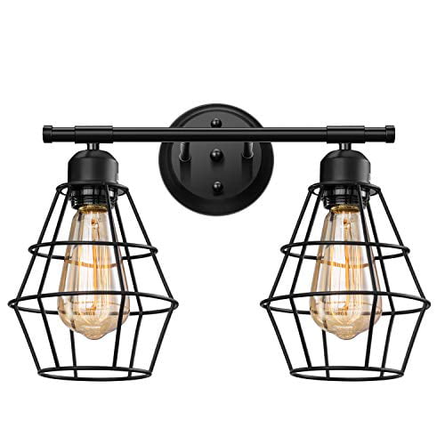 Details about   3-Lighting Wall Lamp Bathroom Vanity Light Industrial Wall Sconce Light Fixture 