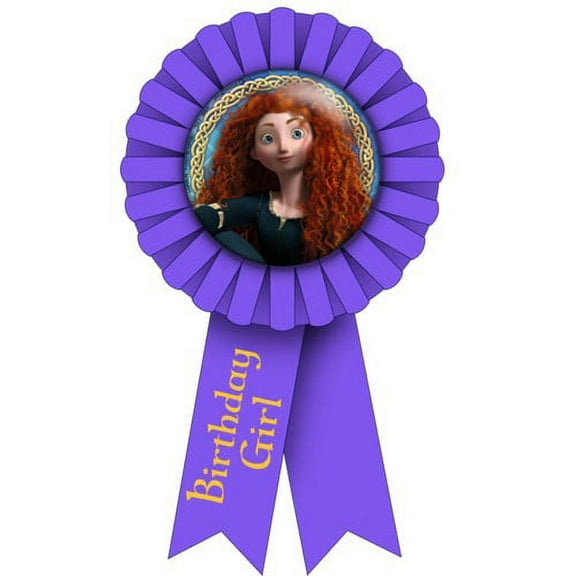 Brave Guest of Honor Birthday Girl Ribbon (1ct)