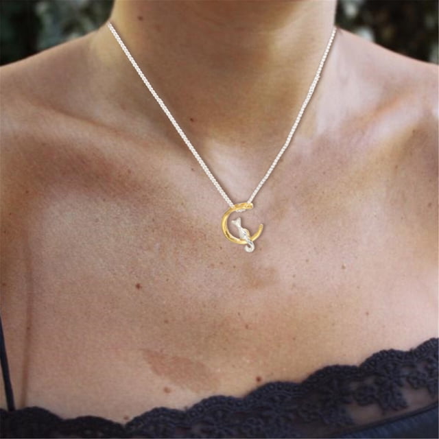 Fiudx Collar de Clavícula, Elegante Cadena Redonda de Aleación, Diseño Cómodo y Exquisito, Accesorio de Moda Unisex, Regalo de Aniversario de Bodas para Pareja, Fácil de Llevar y Guardar.