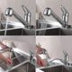 thumbnail image 5 of Single Lever Kitchen Faucet With 2 Jet Types, Pull-out Shower Faucet, Kitchen Sink Faucet, Faucet With 360 Swivel Chrome Single-lever Mixer Tap For K, 5 of 5