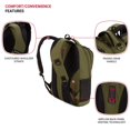 thumbnail image 2 of SwissGear Cecil 5505 Laptop Backpack, Olive, 18-Inch, 2 of 5