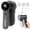 Upgraded Black, variant on Homtronics Electric Fabric Shaver Lint Remover, 2000mAh Rechargeable Sweater Defuzzer with 6-Leaf Blades, LED Light & Display, 3 Speeds, Safety Lock