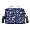 thumbnail image 3 of Lunch Box Pioneer Flower Floral Print Pattern Insulated Lunch Bag for Women Men,Medium Leakproof Lunchbox Cooler Bag Adjustable Strap,10 X 6.7 X 8 Inches, 3 of 6