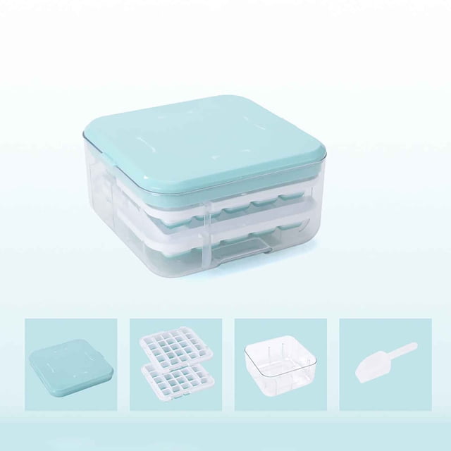 Boovnll Popsicle Molds, New Ice-Making Artifact Ice-Making Household Ice-Making Box Ice Storage Box Refrigerator Freezer Block, Popsicles Molds, Popsicle Molds with Sticks, Popsicle Molds with Sticks