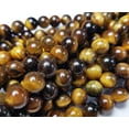 thumbnail image 4 of 10mm Tiger Eye Round Beads Genuine Gemstone Natural Jewelry Making, 4 of 6