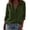 Army Green, variant on VJGBEGW Women Dressy Long Sleeve Button Down Shirts Business Casual Outfit Lightweight Blouse Tops Black L