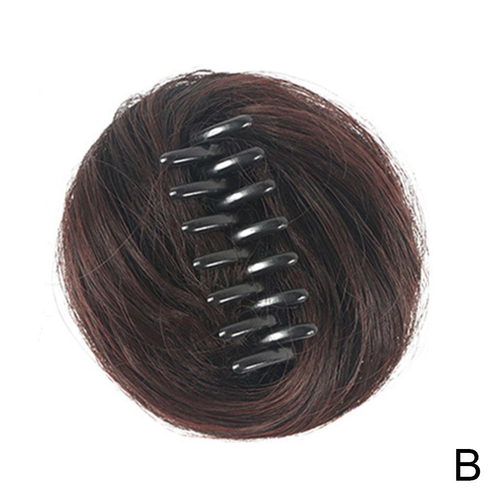 Half Bun Clip-on Wig Hairpin Ball Head Grasping Clip Bud hair Sale Head Hot B6M8