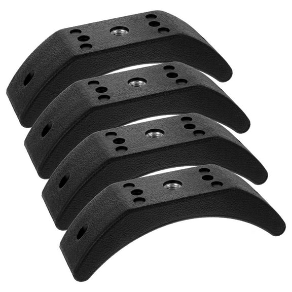 EXHUMKY BERTDOMD 4-Piece Rubber Dumbbell Racks for Home and Gym Storage, Prevent Rolling, Weight Rack Organizer