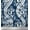 Dark Navy Blue, variant on Soimoi Silk Fabric Waves,Leaves & Floral Artistic Printed Fabric 1 Yard 42 Inch Wide