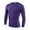 #01-Purple, variant on Men's Long Sleeve Compression Shirts Gym Athletic Gym Undershirts Active Baselayer Sport Top Shirt