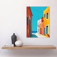 thumbnail image 4 of Bright Colourful Mediterranean Italian Painting Bathroom Toilet Large Wall Art Poster Print Thick Paper 18X24 Inch, 4 of 5