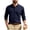 1 Navy, variant on Long Sleeve Polo Shirts Mens Smart Casual Jacquard Golf Shirts Classic Fit Designer Polos Solid Colour Breathable T-Shirts Fashion Office Work Clothes for Men