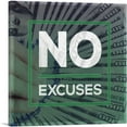 thumbnail image 1 of ARTCANVAS No Excuses Business Motivational Canvas Art Print - Size: 12" x 12" (0.75" Deep), 1 of 9