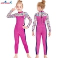 thumbnail image 4 of Niños y niñas niños trajes de buceo en traje de buceo secado rápido 2.5 mm Traje de baño de 2,5 mm para el buceo juvenil Snorkeling Surfing Natación Rosy S Speravity OD003673-01, 4 of 7