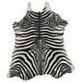 thumbnail image 3 of Handpicked Hacienda Zebra Print Cowhide Leather Rug (5' x 7'), 3 of 3