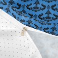 thumbnail image 4 of jejeloiu Bright Damask Duvet Cover King,Ancient Floral King Bedding For Adults,Blue Black,Reversible,3pcs,1 Duvet Cover and 2 Pillowcases, 4 of 6