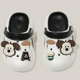 thumbnail image 2 of LIIPEE Girls Boys Sandals Summer Cute Cartoon Closed Toe Non- Soft Sole On Water Shoes Toddler Comfort Beach Sandal,White,1-3 Years, 2 of 3