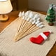 thumbnail image 5 of Palillos Navideos Para Frutas, Diseo De Copo De Nieve Blanco, De Bamb, Paquete De 100 Unidades, Ideales Para Decoracin De Mesas Navideas, Fciles De Usar, Desechables, Perfectos Para, UKHBMC, 5 of 8