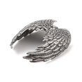 thumbnail image 2 of 304 Stainless Steel Pendants Angel Wings Charm Antique Silver 46x36x14mm Hole: 4x7mm 304 Stainless Steel, 2 of 3