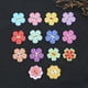 thumbnail image 2 of 50 botones de madera de 2 cm con diseño de flores de colores y 2 agujeros para suéteres de bebé, hebillas para costura, manualidades, álbumes de recortes (color aleatorio)., 2 of 8