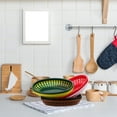thumbnail image 4 of HEALEEP 12Pcs Convenient Bread Basket Black Plastic for Afternoon Tea Use, 4 of 8