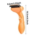 thumbnail image 2 of Pet Grooming Brush Self Cleaning Metal Comb for Detangling and Dematting Cats and Dogs One Click Hair Removal Easy Undercoat Management Durable ABS Design, 2 of 5