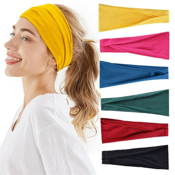 Xihbxyly Diadema de Moda para Mujer, Elegante Diseño de Bandana Elástica, Informal y Deportiva, Material Cómodo y Transpirable, Uso Diario o Ropa Deportiva, Tamaño 22 X 10 Cm.