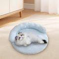 thumbnail image 4 of pstuiky Cama Breeze para gatos - Espuma con tejido de seda de hielo que absorbe el calor, 4 of 5