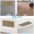 thumbnail image 7 of IUU - Extra Strong Magnetic Air Vent Screen Cover for Floor 5-Pack (5" x 13", Brown), 7 of 7