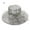 Gray2, variant on Christmas Flower Net Yarn Sun Hat Beach Sunscreen Sunhat Female Organza Top Hat
