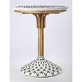 thumbnail image 4 of Butler Specialty Tenor Rattan Bistro Table In White And Black, 4 of 5