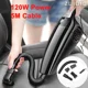 thumbnail image 2 of Aspiradora portátil de mano de 12 V y 120 W para coche, potente, para limpiar el salpicadero del asiento en seco y húmedo, para accesorios de interior del coche, 2 of 5
