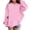 Pink, variant on SonxaHe Toddler Girls Hooded Sweatshirt Letter Print Long Sleeve Hoodies Kids Oversized Streetwear Sweatshirt Black,Sized 4-5