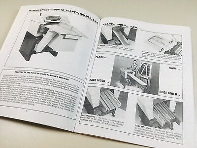 Foley Belsaw 984 985 Planer Molder Saw Attachment Owners Operators Parts  Manual - Walmart.com