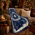 thumbnail image 3 of Mystical Celestial Sun Moon Astrological, Mystical Celestial Art Scene, Warm Flannel Blanket for Home Library and Reading Nook, Celestial Art Lovers Housewarming Gift, Celestial Home Decor, 3 of 9