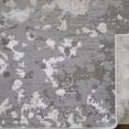 thumbnail image 3 of HomeRoots  12 x 18 ft. Silver Gray & White Abstract Rectangle Area Rug, 3 of 5