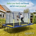 thumbnail image 6 of Upper Bounce 9x15 FT Easy Assemble Rectangle Trampoline with Enclosure – Durable Trampoline for Kids, Toddlers, and Adults – Indoor Trampoline and Outdoor Rectangle Trampoline for Fun and Fitness, 6 of 6