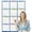 🔥 colorful#14114, variant on 2025 Wall Mounted Double Sided Erasable Calendar | Foldable Vertical Dry Erase Organizer | Large 23"x35" Undated Planner | Smudge-Resistant Film | Markers & Mounting Accessories Included