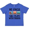 thumbnail image 3 of Inktastic My Uncle Still Plays with Trains Boys or Girls Toddler T-Shirt, 3 of 5