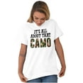 thumbnail image 3 of Its All About That Camo Hunting Men's Graphic T Shirt Tees Brisco Brands S, 3 of 6