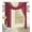 Burgundy, variant on Bella 4 Piece Window in A Bag Set 2 Panels, Small Scarf, Large Scarf, Window Treatment Decor (Burgundy)