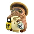 thumbnail image 2 of Japanese Tanuki Raccoon Dog Statue, 2 of 3