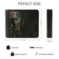 thumbnail image 2 of Harley Quinn PU Leather Bifold Wallet Money Organizers Gift With Card Slots For Men And Women, 2 of 7